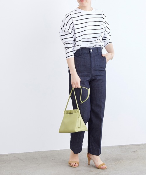 ADAM ET ROPE'（アダムエロペ）の「コットンクルーネックTEE（Tシャツ/カットソー・レディース・ホワイト/ラベンダー/ブラック系その他・FREE）」の17枚目の写真