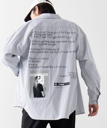 WEGO | WEGO/Girlビッグシルエットストライプポプリンシャツ(シャツ/ブラウス)