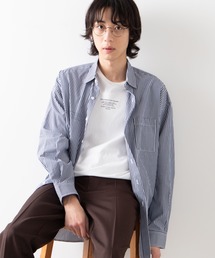 WEGO | WEGO/Girlビッグシルエットストライプポプリンシャツ(シャツ/ブラウス)