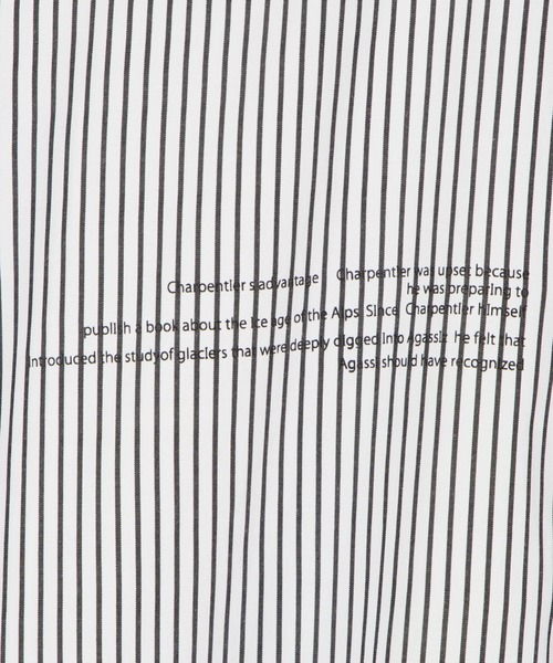 WEGO（ウィゴー）の「WEGO/Girlビッグシルエットストライプポプリンシャツ（シャツ/ブラウス・メンズ・ホワイト系その他4/ブラック系その他4/ブルー系その他4・MEDIUM/LARGE）」の9枚目の写真