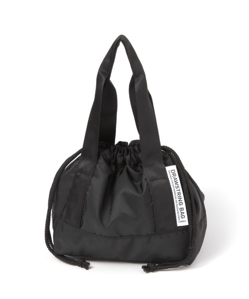 LAKOLE（ラコレ）の「【保温･保冷】ドローストリングランチバッグ / LAKOLE（お弁当箱・レディース・ベージュ/ブラウン/ブラウン系その他/ブラック・FREE）」の2枚目の写真