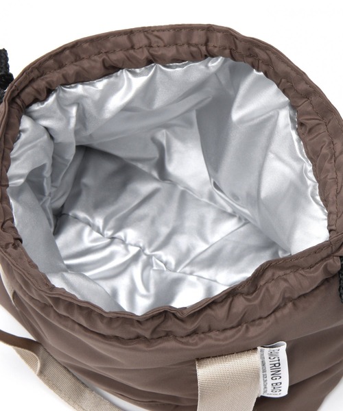 LAKOLE（ラコレ）の「【保温･保冷】ドローストリングランチバッグ / LAKOLE（お弁当箱・レディース・ベージュ/ブラウン/ブラウン系その他/ブラック・FREE）」の11枚目の写真