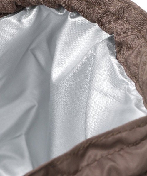 LAKOLE（ラコレ）の「【保温･保冷】ドローストリングランチバッグ / LAKOLE（お弁当箱・レディース・ベージュ/ブラウン/ブラウン系その他/ブラック・FREE）」の12枚目の写真