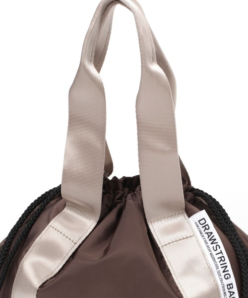 LAKOLE（ラコレ）の「【保温･保冷】ドローストリングランチバッグ / LAKOLE（お弁当箱・レディース・ベージュ/ブラウン/ブラウン系その他/ブラック・FREE）」の16枚目の写真