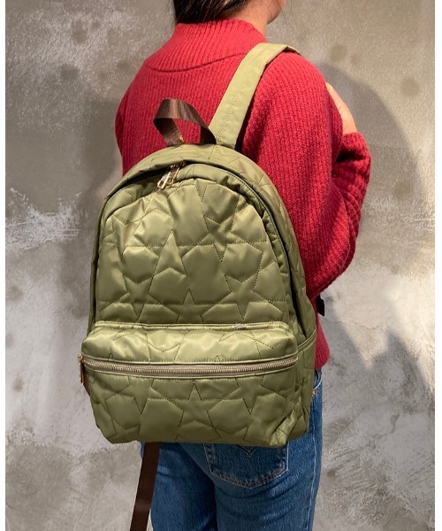 セール Fleur Des Champs フルールデシャン 星柄 キルティング リュック バックパック リュック Fleur Des Champs フルールデシャン のファッション通販 Zozotown