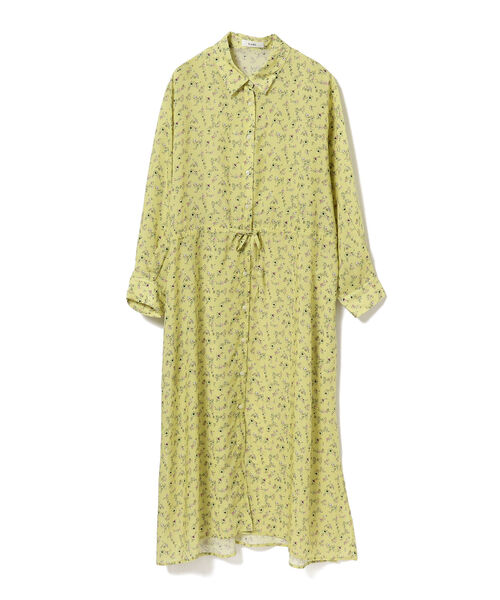 レトロ花柄 レトロ花柄 Beams セール Dot ビームスドット のファッション Dot Dot シャツワンピース Y シャツワンピース Beams