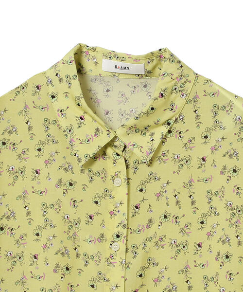 セール Web限定 Beams Dot レトロ花柄 シャツワンピース Y シャツワンピース Beams Dot ビームスドット のファッション通販 Zozotown