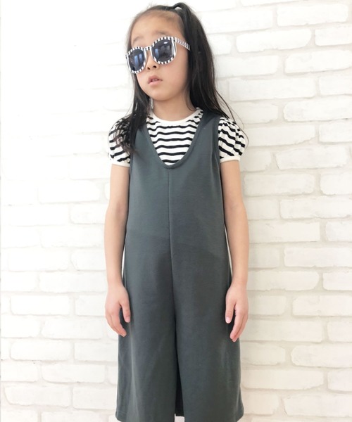 セール 無地オールインワンアンサンブル キッズ つなぎ オールインワン The Casual カジュアル のファッション通販 Zozotown