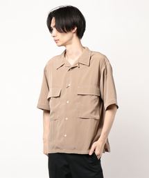 JUNRED | ＢＩＧポケットオープンカラー半袖(シャツ/ブラウス)