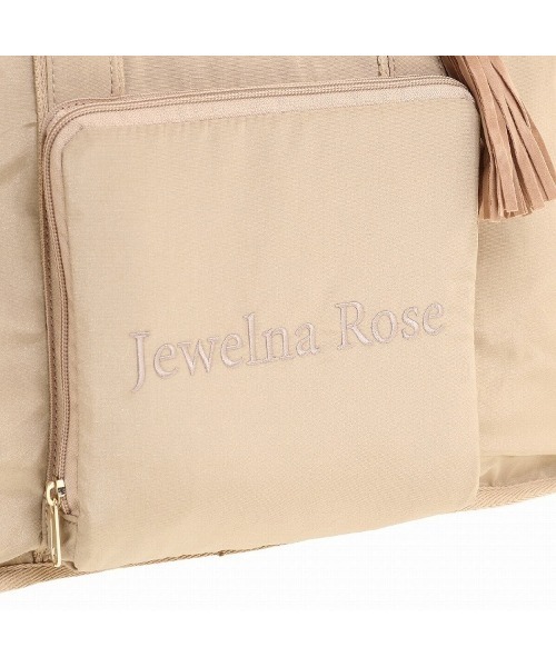 Jewelna Rose(ジュエルナローズ)の「アガタスーベニアバッグ 折り畳みボストンバッグ Mサイズ(ボストンバッグ・レディース・ブラック/ベージュ・FREE)」の10枚目の写真