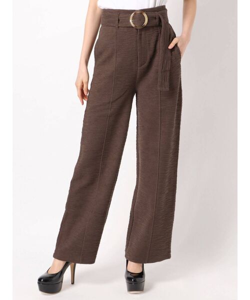 RESEXXY（リゼクシー）の「ハイウエストストレートパンツ【セットアップ着用可能】（その他パンツ・レディース・ブラック/カーキ/ブラウン・FREE）」の19枚目の写真