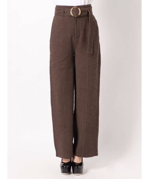RESEXXY（リゼクシー）の「ハイウエストストレートパンツ【セットアップ着用可能】（その他パンツ・レディース・ブラック/カーキ/ブラウン・FREE）」の17枚目の写真