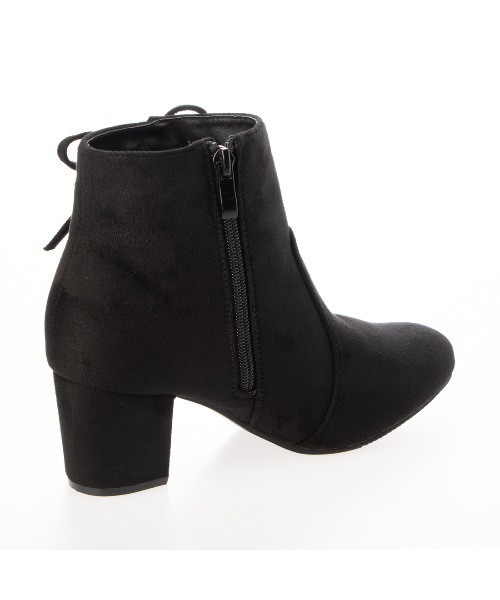 Realta（レアルタ）の「Realta(レアルタ) サイド編み上げレースアップの ショートブーツ（ブーツ・レディース・ブラック系その他/ブラウン/ダークブラウン/ワインレッド・S/L/M/LL）」の18枚目の写真