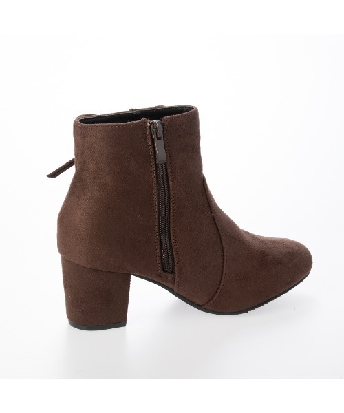 Realta（レアルタ）の「Realta(レアルタ) サイド編み上げレースアップの ショートブーツ（ブーツ・レディース・ブラック系その他/ブラウン/ダークブラウン/ワインレッド・S/L/M/LL）」の19枚目の写真