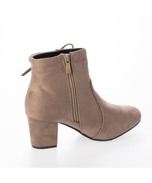 Realta（レアルタ）の「Realta(レアルタ) サイド編み上げレースアップの ショートブーツ（ブーツ・レディース・ブラック系その他/ブラウン/ダークブラウン/ワインレッド・S/L/M/LL）」の20枚目の写真