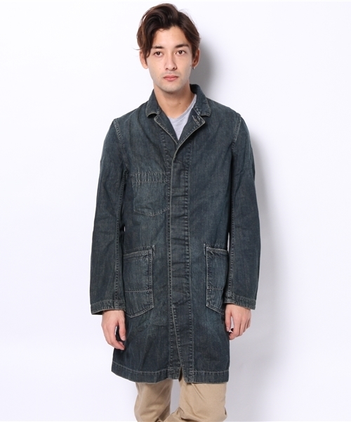 【新品・未使用】goaデニムロングコート goa - goa 【オンラインストア限定】デニムロングコートの通販