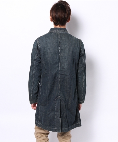 【新品・未使用】goaデニムロングコート goa - goa 【オンラインストア限定】デニムロングコートの通販