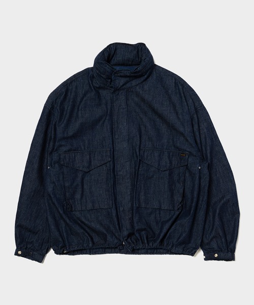 DELUXE（デラックス）の「D-65D（デニムジャケット・メンズ・ブラック/インディゴブルー・SMALL/MEDIUM/LARGE/X-LARGE）」の4枚目の写真