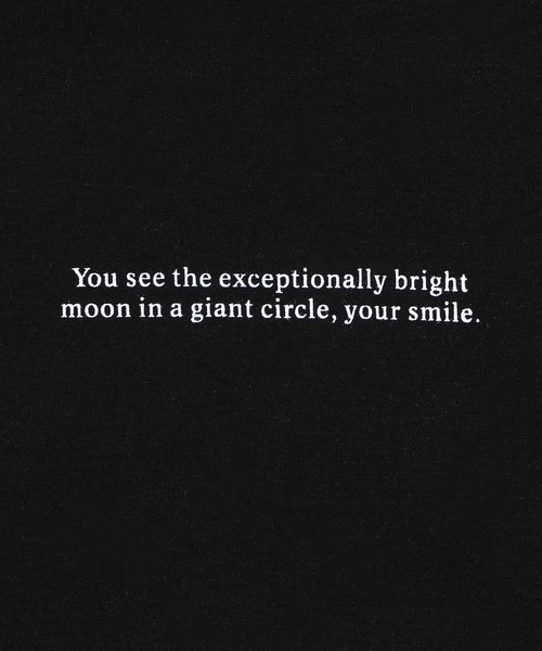 WC(ダブル シー)の「WC/ムーンプリントビッグスウェット(スウェット・レディース・ホワイト/ブラック・FREE)」の7枚目の写真