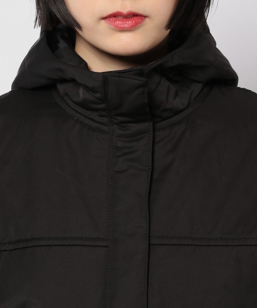 PAGEBOY（ページボーイ）の「ライトナカワタフードブルゾン（ブルゾン・レディース・ブラック/オリーブ・FREE）」の14枚目の写真