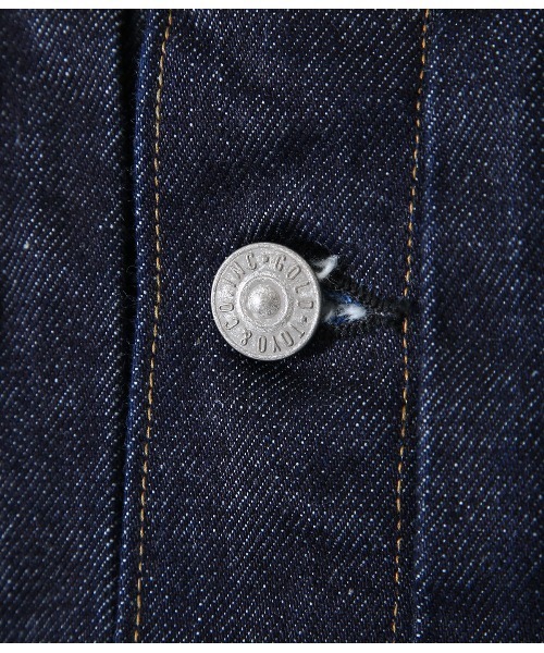 GOLD 14oz. DENIM JACKET：21A-GL14806A GOLD（ゴールド）の「GOLD / ゴールド：14oz. DENIM JACKET：21A