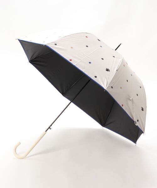 macocca（マコッカ）の「完全遮光晴雨兼用 ジャンプ傘 大きい猫柄（長傘・レディース・グレー/オフホワイト/ブラック・FREE）」の13枚目の写真