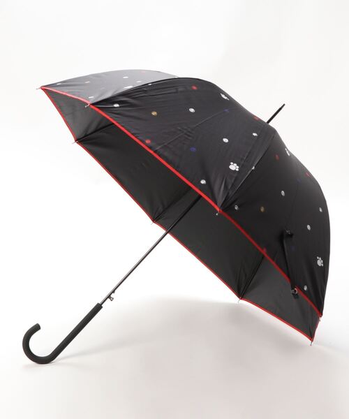 macocca（マコッカ）の「完全遮光晴雨兼用 ジャンプ傘 大きい猫柄（長傘・レディース・グレー/オフホワイト/ブラック・FREE）」の18枚目の写真