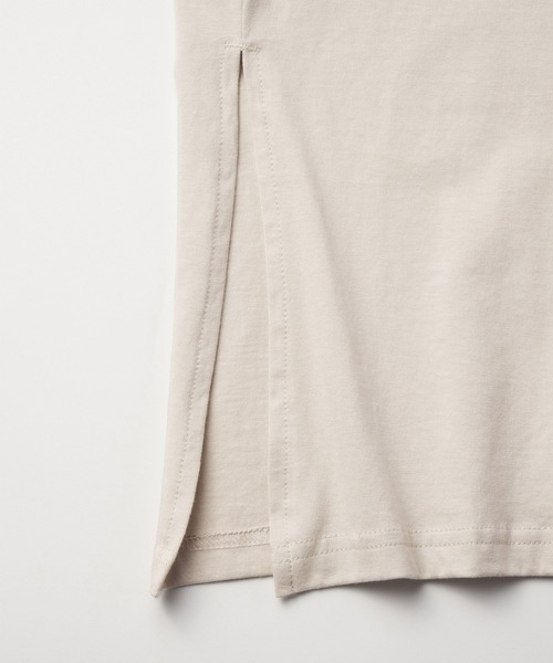 RANAN(ラナン)の「〈Beautiful Cotton〉セットアップ/UVカット/接触冷感 ワンピースセット(ワンピース・レディース・チャコール/ライトグレー/ブラック/ブラック×グレー/ベージュ/ダークブルー/ネイビー・M/LL/L)」の10枚目の写真