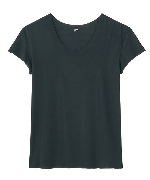 in.T(インティー)の「これ一枚でTシャツスタイルのお悩みを解決!『in.T』「極軽」クルーネックTシャツ(インナーウェア/肌着・メンズ・ベージュ/ブラック・LARGE/MEDIUM/X-LARGE)」の1枚目の写真