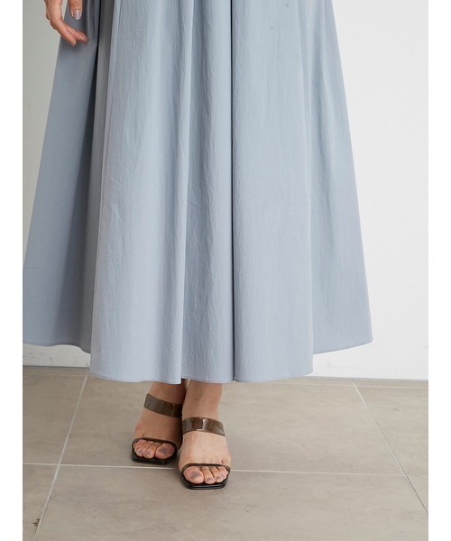 SNIDEL（スナイデル）の「ベストレイヤードワンピース（ワンピース・レディース・サックスブルー/ホワイト/ブラック・0/1）」の18枚目の写真