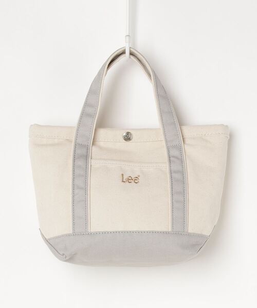 Lee（リー）の「【Lee/リー】ブランドロゴ キャンバスミニトートバッグ（トートバッグ・レディース・ホワイト×グリーン/ホワイト×ブルー/ホワイト×グレー/ホワイト×イエロー/キナリ・FREE）」の17枚目の写真