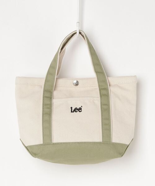 Lee（リー）の「【Lee/リー】ブランドロゴ キャンバスミニトートバッグ（トートバッグ・レディース・ホワイト×グリーン/ホワイト×ブルー/ホワイト×グレー/ホワイト×イエロー/キナリ・FREE）」の15枚目の写真