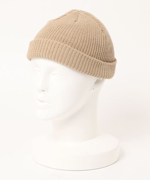 JUNRED（ジュンレッド）の「j.n.r.d / コットンショートワッチ（ハンチング/ベレー帽・メンズ・ベージュ/グレー/ブラック・FREE）」の3枚目の写真