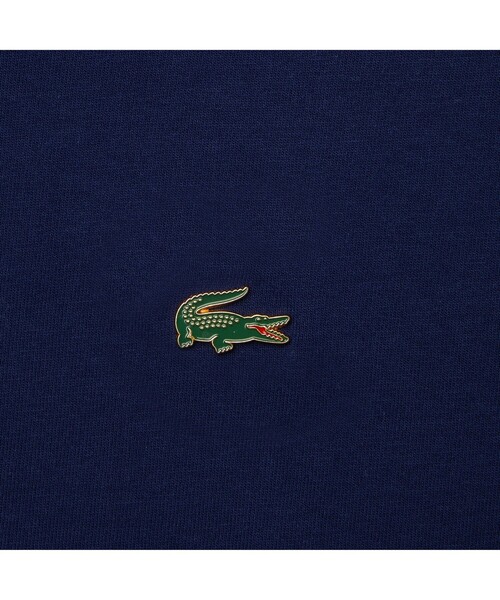LACOSTE L!VE（ラコステライブ）の「LACOSTE L!VEメタルバッジTシャツ（Tシャツ/カットソー・メンズ・ホワイト/ダークブルー/ピンク・M/S/XS/L）」の11枚目の写真