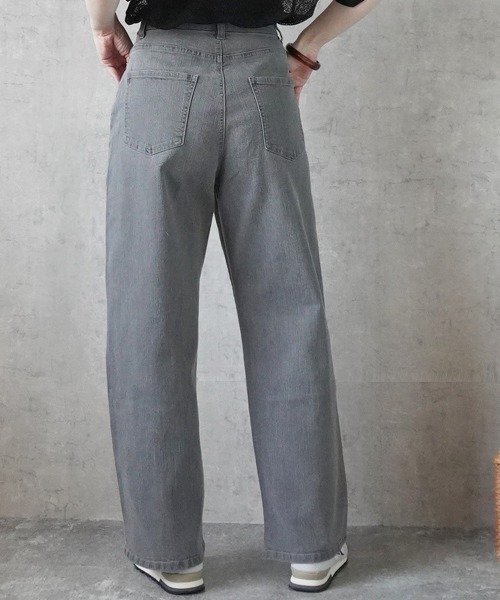 セール】リサイクルデニムストレートパンツ（デニムパンツ）｜Emma