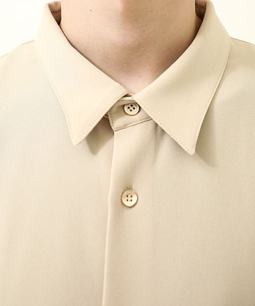 soe（ソーイ）の「【soe】STUDIOUS別注 GEORGETTE LOOSE SH（シャツ