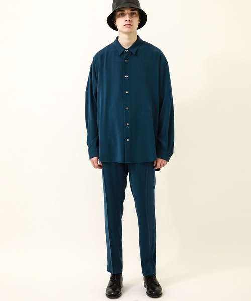 【soe】STUDIOUS別注 ETTE LOOSE SH soe（ソーイ）の「【soe】STUDIOUS別注 GEORGETTE LOOSE SH（シャツ