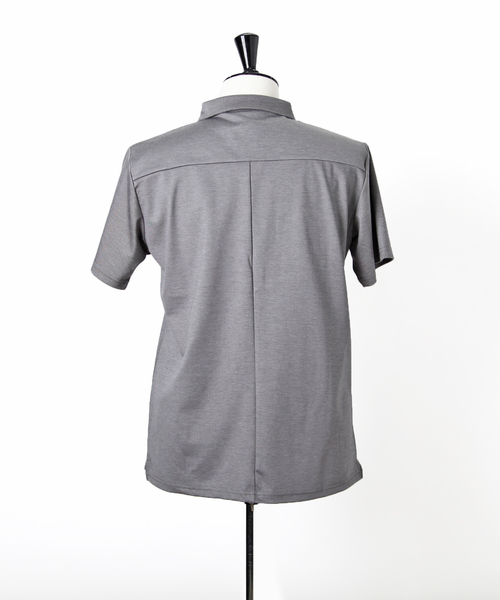 5351 POUR LES HOMMES（ゴーサンゴーイチプールオム）の「【定番人気】スキッパー ポロシャツ（ポロシャツ・メンズ・ネイビー/グレー/ブラック・44/46/48/50）」の19枚目の写真