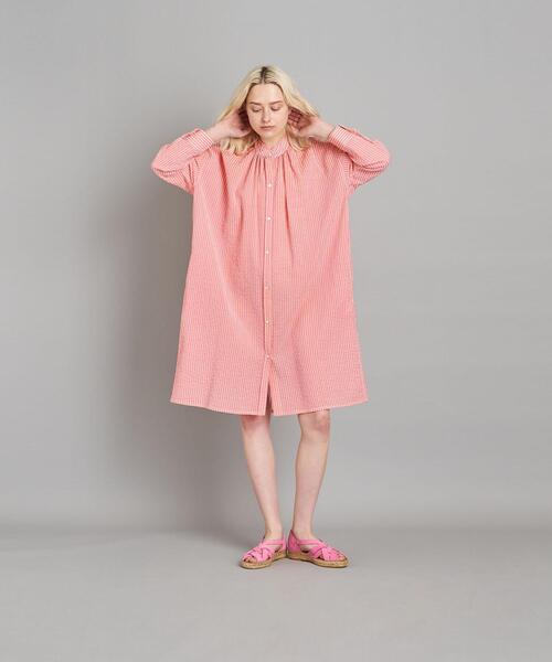 Steven Alan（スティーブンアラン）の「＜CARON CALLAHAN＞AURORA DRESS/ワンピース（シャツワンピース・レディース・ピンク・SMALL）」の2枚目の写真