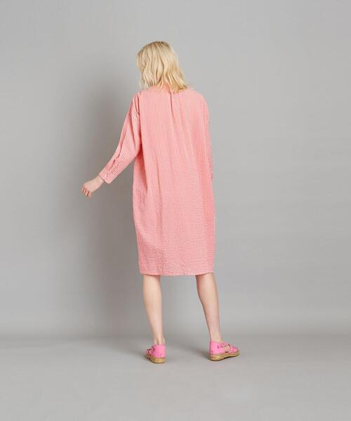 Steven Alan（スティーブンアラン）の「＜CARON CALLAHAN＞AURORA DRESS/ワンピース（シャツワンピース・レディース・ピンク・SMALL）」の4枚目の写真