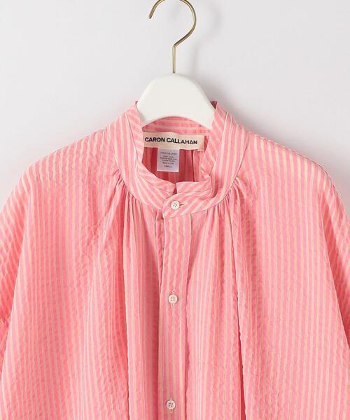 Steven Alan（スティーブンアラン）の「＜CARON CALLAHAN＞AURORA DRESS/ワンピース（シャツワンピース・レディース・ピンク・SMALL）」の7枚目の写真