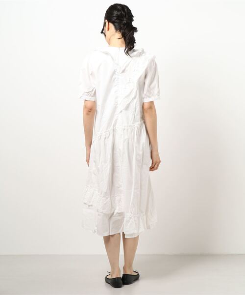 FREE STYLISTS（フリー スタイリスト）の「刺繍フリル　ロングワンピース（ワンピース・レディース・ホワイト/グレー・FREE）」の17枚目の写真