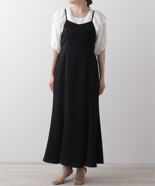 RAY CASSIN（レイカズン）の「マーメイドフィットキャミワンピース（ワンピース・レディース・ブラック/パープル/ライトカーキ・FREE）」の7枚目の写真