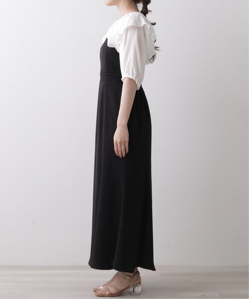 RAY CASSIN（レイカズン）の「マーメイドフィットキャミワンピース（ワンピース・レディース・ブラック/パープル/ライトカーキ・FREE）」の8枚目の写真