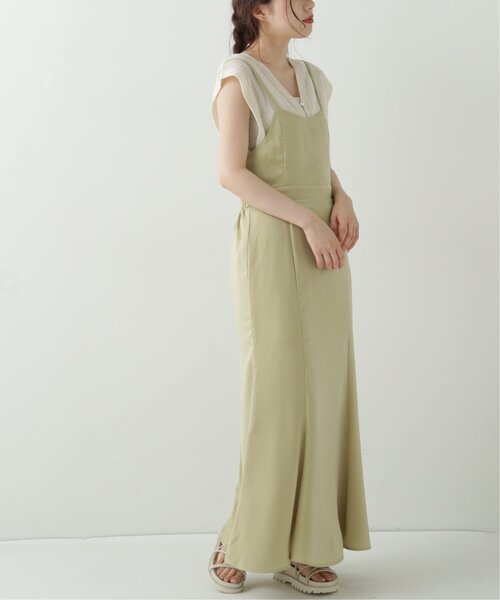 RAY CASSIN（レイカズン）の「マーメイドフィットキャミワンピース（ワンピース・レディース・ブラック/パープル/ライトカーキ・FREE）」の22枚目の写真