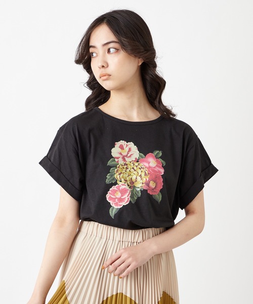 ふりふ（フリフ）の「furifuTシャツ（Tシャツ/カットソー・レディース・ホワイト/パープル/レッド/オフホワイト・FREE）」の4枚目の写真