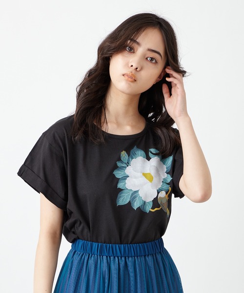 ふりふ（フリフ）の「furifuTシャツ（Tシャツ/カットソー・レディース・ホワイト/パープル/レッド/オフホワイト・FREE）」の2枚目の写真