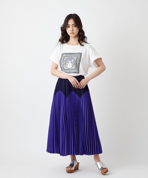 ふりふ（フリフ）の「furifuTシャツ（Tシャツ/カットソー・レディース・ホワイト/パープル/レッド/オフホワイト・FREE）」の11枚目の写真