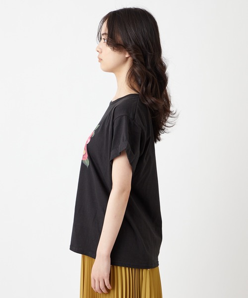 ふりふ（フリフ）の「furifuTシャツ（Tシャツ/カットソー・レディース・ホワイト/パープル/レッド/オフホワイト・FREE）」の13枚目の写真