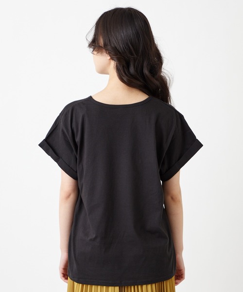 ふりふ（フリフ）の「furifuTシャツ（Tシャツ/カットソー・レディース・ホワイト/パープル/レッド/オフホワイト・FREE）」の14枚目の写真